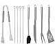 Set ustensile pentru gratar cu 9 accesorii otel inoxidabil Set ustensile pentru gratar cu 9 accesorii otel inoxidabil