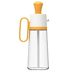 Sticla cu picurator pentru ulei otet si sosuri 550 ml alb-galben