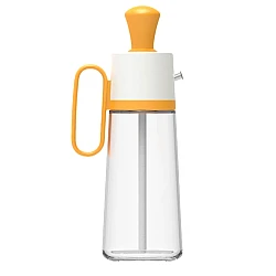 Sticla cu picurator pentru ulei otet si sosuri 550 ml alb-galben
