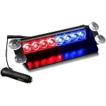 Stoboscop led auto 6 moduri Rosu si Albastru