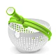 Strecuratoare multifunctionala rotativa cu maner verde Strecuratoare multifunctionala rotativa cu maner verde