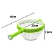 Strecuratoare multifunctionala rotativa cu maner verde Strecuratoare multifunctionala rotativa cu maner verde
