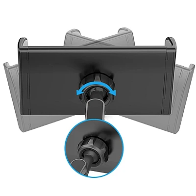 Suport Auto Tetieră cu brat ajustabil 360 Universal pentru Smartphone/Tabletă - 12-19cm Suport Auto Tetieră cu brat ajustabil 360 Universal pentru Smartphone/Tabletă - 12-19cm
