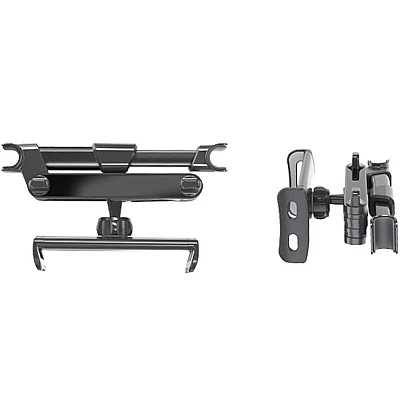 Suport Auto Tetieră cu brat ajustabil 360 Universal pentru Smartphone/Tabletă - 12-19cm Suport Auto Tetieră cu brat ajustabil 360 Universal pentru Smartphone/Tabletă - 12-19cm