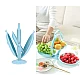 Suport pliabil cu 3 tavi pentru fructe dulciuri snack Suport pliabil cu 3 tavi pentru fructe dulciuri snack