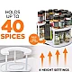 Suport rotativ cu 2 nivele pentru recipiente Spice Spinner Suport rotativ cu 2 nivele pentru recipiente Spice Spinner