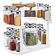 Suport rotativ cu 2 nivele pentru recipiente Spice Spinner Suport rotativ cu 2 nivele pentru recipiente Spice Spinner