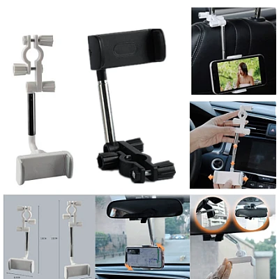 Suport telefon cu brat TELESCOPIC pentru oglinda retrovizoare Suport telefon cu brat TELESCOPIC pentru oglinda retrovizoare
