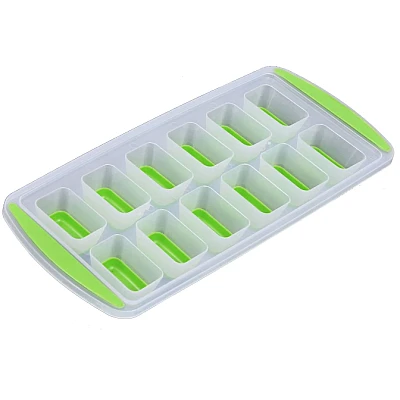 Tava forme pentru gheata 12 cuburi dreptunghiulare 50 gr Tava forme pentru gheata 12 cuburi dreptunghiulare 50 gr