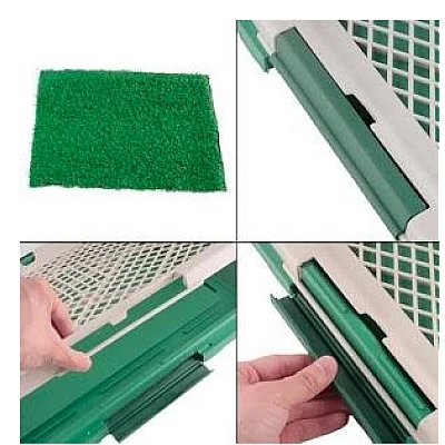 Tavita Toaleta cu iarba artificiala pentru animale Puppy Potty Pad Tavita Toaleta cu iarba artificiala pentru animale Puppy Potty Pad