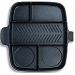 Tigaie grill multifunctionala cu 5 compartimente pentru gatit MANER LEMN Tigaie grill multifunctionala cu 5 compartimente pentru gatit MANER LEMN