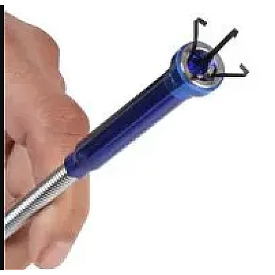 Tija lunga cu 4 clesti si Varf Magnetic pentru Recuperare din Spatii Inguste Tija lunga cu 4 clesti si Varf Magnetic pentru Recuperare din Spatii Inguste