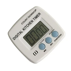 Set 2 x Timer digital bucatarie cu afisaj mare ALB HX101