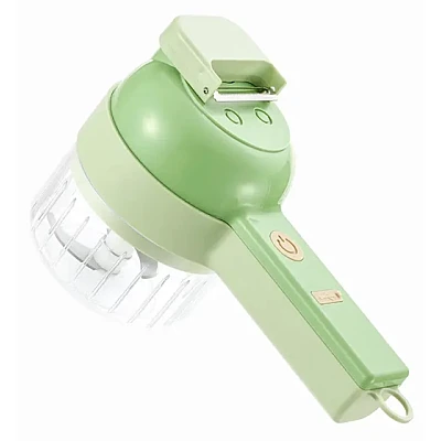 Tocator Electric 4 in 1 pentru Alimente Verde Tocator Electric 4 in 1 pentru Alimente Verde