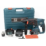 Trusa ciocan rotopercutor German Meister cu 2 acumulatori 36V - 6 ah