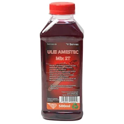 Ulei amestec MIX 2T pentru drujba si MTC (motocositori) rosu 500ml