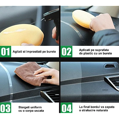 Set 2 X Ulei siliconic auto Caspian ultrastralucitor parfumat 100ml Set 2 X Ulei siliconic auto Caspian ultrastralucitor parfumat 100ml