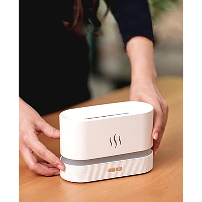Umidificator Ultrasonic Cu Efect Flacara, Silentios, ALB Umidificator Ultrasonic Cu Efect Flacara, Silentios, ALB