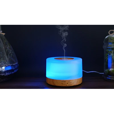 Umidificator de Aer cu Ultrasunete D006 cu LED 500ml Umidificator de Aer cu Ultrasunete D006 cu LED 500ml