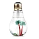 Umidificator de aer cu lampa LED - sub forma de bec cu palmier Umidificator de aer cu lampa LED - sub forma de bec cu palmier