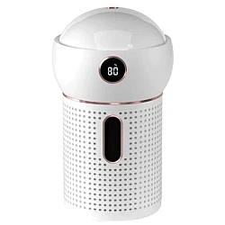 Umidificator incarcare USB 3 in 1 cu proiector cer instelat pulverizare silentioasa 650ml Alb
