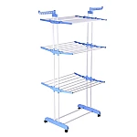 Uscator pentru rufe cu 3 nivele si suport pentru umerase  dimensiuni 75x64x170cm