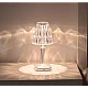 Veioza stil cristal led ALB CALD incarcare USB Veioza stil cristal led ALB CALD incarcare USB