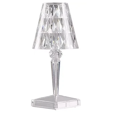 Veioza stil cristal led ALB CALD incarcare USB Veioza stil cristal led ALB CALD incarcare USB