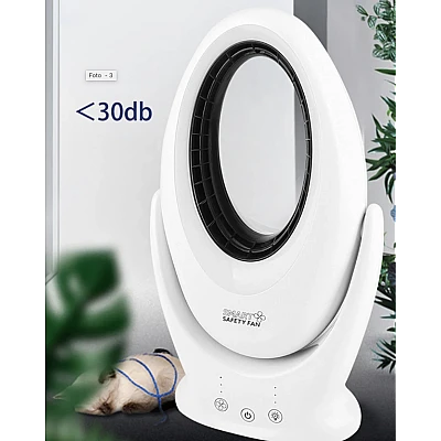 Ventilator digital cu lumina LED RGB, USB, 45W SMART SAFETY FAN Ventilator digital cu lumina LED RGB, USB, 45W SMART SAFETY FAN
