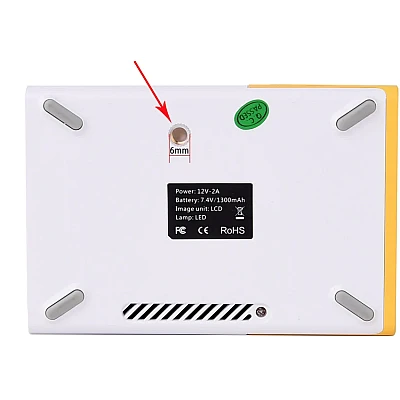 Videoproiector LED Mini Portabil 600 LM 1080P Full HD Videoproiector LED Mini Portabil 600 LM 1080P Full HD