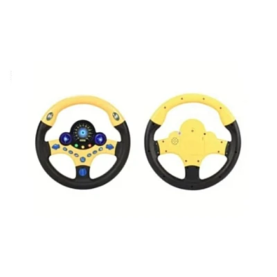 Volan interactiv cu lumini si sunete Learning Simulate Driver galben Volan interactiv cu lumini si sunete Learning Simulate Driver galben