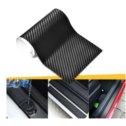 Banda Adeziva Carbon 10 cm x 5 metri pentru Protectie si Tuning Auto LY