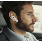 Casca bluetooth cu microfon Alb