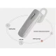 Casca bluetooth cu microfon Alb