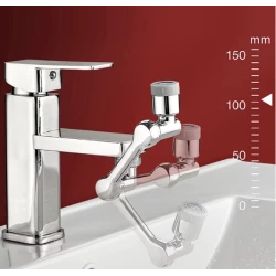 Extensie rotativa pentru robinet cu multiple moduri de curgere a apei Extensie rotativa pentru robinet cu multiple moduri de curgere a apei