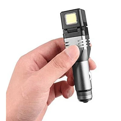 Incarcator auto 3 in 1, USB, magnet, lanterna COB