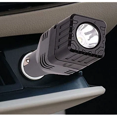 Incarcator auto 3 in 1, USB, magnet, lanterna COB