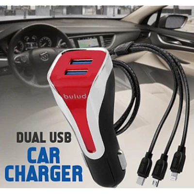 Incarcator auto rapid BULUD 3 in 1 2400mAh Incarcator auto rapid BULUD 3 in 1 2400mAh