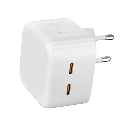 Incarcator compact cu doua porturi USB-C 35W USB C Incarcator compact cu doua porturi USB-C 35W USB C