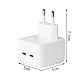 Incarcator compact cu doua porturi USB-C 35W USB C Incarcator compact cu doua porturi USB-C 35W USB C