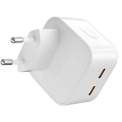 Incarcator compact cu doua porturi USB-C 35W USB C Incarcator compact cu doua porturi USB-C 35W USB C