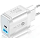 Incarcator de PRIZA PD 18W cu 2 porturi QC3.0 Incarcator de PRIZA PD 18W cu 2 porturi QC3.0