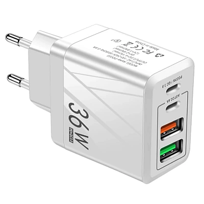 Incarcator pentru telefon USB 36W 2PD QC3.0 Incarcator pentru telefon USB 36W 2PD QC3.0
