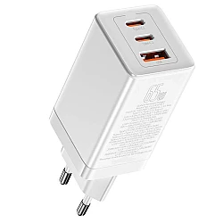 Incarcator retea rapid PD 65W 2xUSB-C + USB ALB