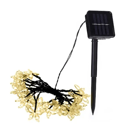 Instalatie 1500-11 Solara 50 LED - FLUTURI Crystal, ALB CALD 5m Instalatie 1500-11 Solara 50 LED - FLUTURI Crystal, ALB CALD 5m