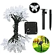 Instalatie 1500-11 Solara 50 LED - FLUTURI Crystal, ALB CALD 5m Instalatie 1500-11 Solara 50 LED - FLUTURI Crystal, ALB CALD 5m