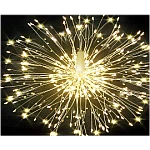Instalatie Papadie 99LED ALB CALD cu Focuri de Artificii 