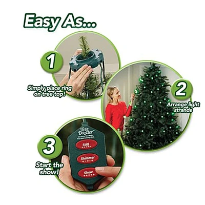 Instalatie pentru brad Tree Dazzler, 48 x LED, telecomanda Instalatie pentru brad Tree Dazzler, 48 x LED, telecomanda