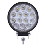 Proiector LED auto Offroad 14 led 42W rotund