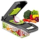 Razatoare multifunctionala Veggie Slicer 16 accesorii incluse lame din otel inoxidabil Razatoare multifunctionala Veggie Slicer 16 accesorii incluse lame din otel inoxidabil